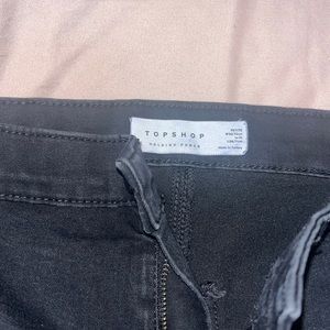 Top shop black joni jeans size 30